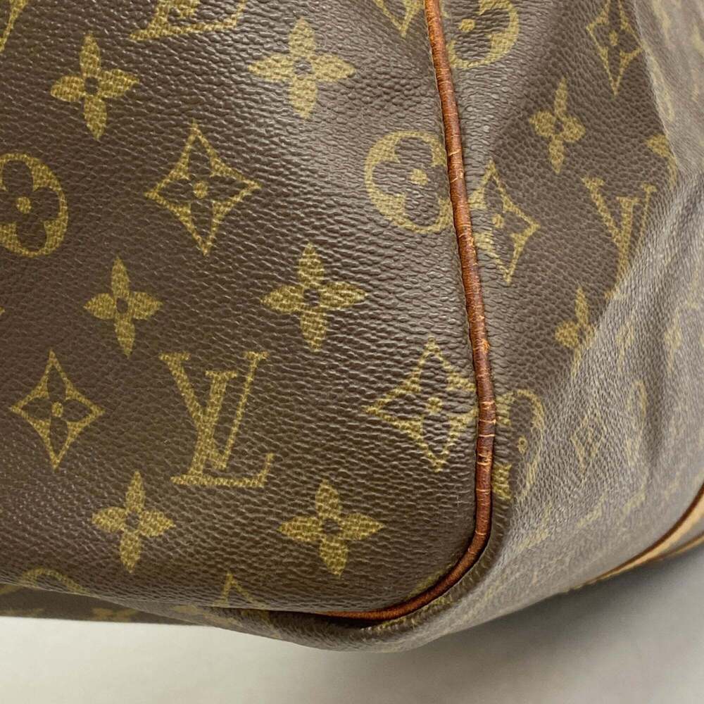 LOUIS VUITTON Authentic Brown Monogram Keepall 55 Boston Bag - Picture 6 of 12